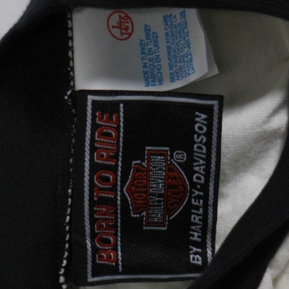 VTG HARLEY DAVIDSON Born to be Wild Boys Shirt NWT Sz L 14/16 - Picture 7 of 10